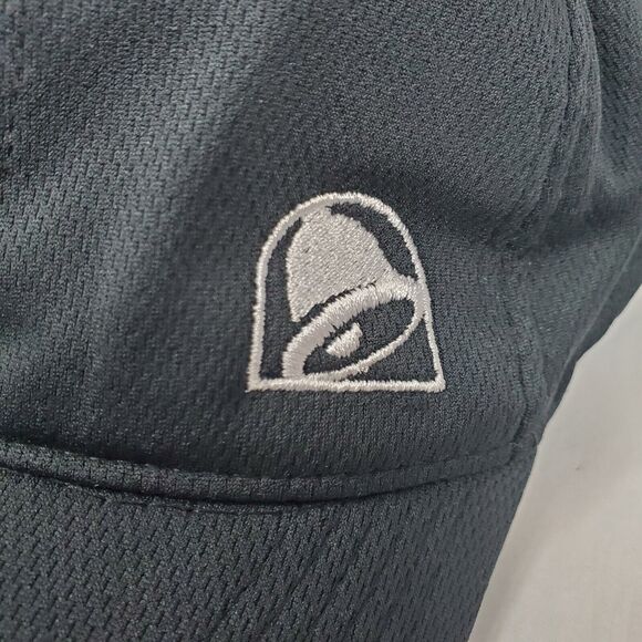 Taco Bell Logo Baseball Cap Hat Employee Crew Uniform Work Wear Black One Size - Picture 4 of 10